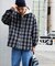 限定展開 ビッグシルエット ヘビーウェイト ネルチェックシャツ
