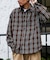 限定展開 ビッグシルエット ヘビーウェイト ネルチェックシャツ