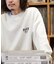 限定展開 Face Records×FREAK'S STORE/フェイスレコード 別注 ビッグシルエット バックプリント クルーネックスウェット