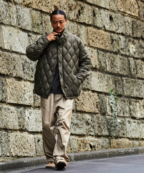 TAION × FREAK’S STORE　別注キルトスタンドカラーロングダウン TAION × FREAK'S STORE 別注キルトスタンドカラーロングダウン