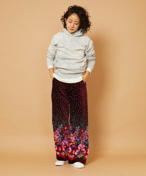 新品タグ付き　freada ベロアプリントパンツ ベロアプリントパンツ｜フリークスストアの通販｜&mall（アンド