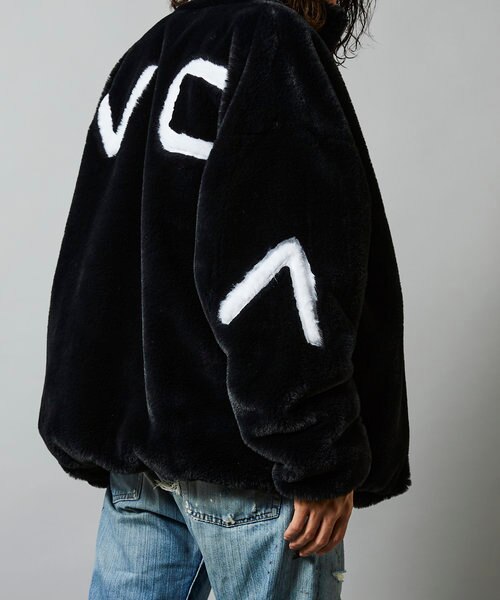 限定展開 RVCA×FREAK'S STORE 別注LOGO FUR JKT / ビッグシルエット