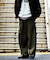 ストレートシルエット ワイドチノパンツ
