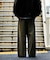 ストレートシルエット ワイドチノパンツ