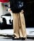 ストレートシルエット ワイドチノパンツ