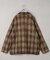 モヘアニット チェックシャツブルゾン
