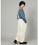 限定展開 ゆうたろう×FREAK'S STORE ワイドシルエット サスペンダー付き オーバーパンツ