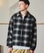 オンブレチェック パディングドリズラー ジャケット