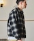 オンブレチェック パディングドリズラー ジャケット