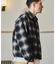 オンブレチェック パディングドリズラー ジャケット