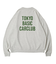 限定展開 tokyo basic car club×FREAK'S STORE 別注 ビッグシルエット バックプリント クルーネックスウェット