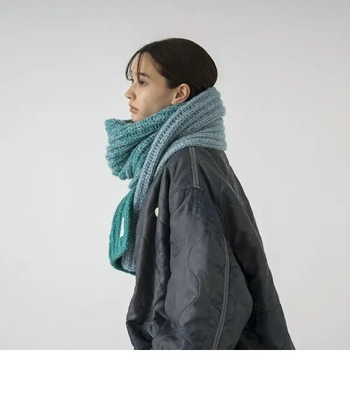 HAND KNIT LONG MUFFLER / ハンドニット ロングマフラー｜フリークス