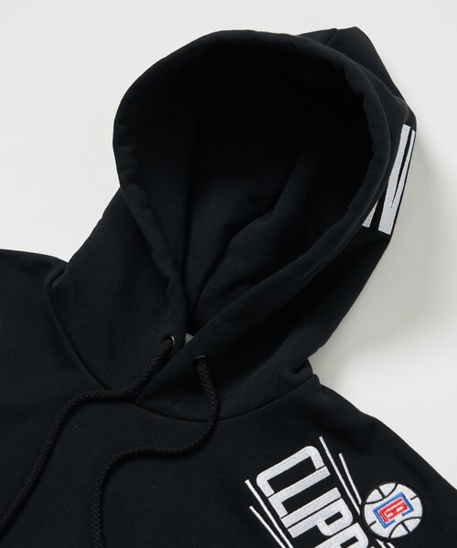 NBAチームロゴ刺繍 ブラックパーカー NBAチームロゴ刺繍 ブラックパーカー メンズ