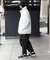 バルーンシルエット ナイロン オーバーパンツ