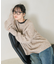 ブークレ ラメ ニットプルオーバー