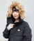 WOMEN'S FAUX FUR HOODED DOWN JACKET/ウィメンズ フェイクファー フーデッド ダウンジャケット