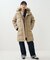 FAUX FUR HOODED DOWN COAT/フェイクファー フーデッド ダウンコート