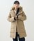 FAUX FUR HOODED DOWN COAT/フェイクファー フーデッド ダウンコート