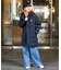 FAUX FUR HOODED DOWN COAT/フェイクファー フーデッド ダウンコート