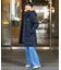 FAUX FUR HOODED DOWN COAT/フェイクファー フーデッド ダウンコート