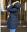 FAUX FUR HOODED DOWN COAT/フェイクファー フーデッド ダウンコート