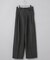 ウーリー タックワイドパンツ