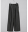 ウーリー タックワイドパンツ