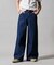 ワイドフレアシルエット デニムパンツ【限定展開】