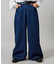 ワイドフレアシルエット デニムパンツ【限定展開】