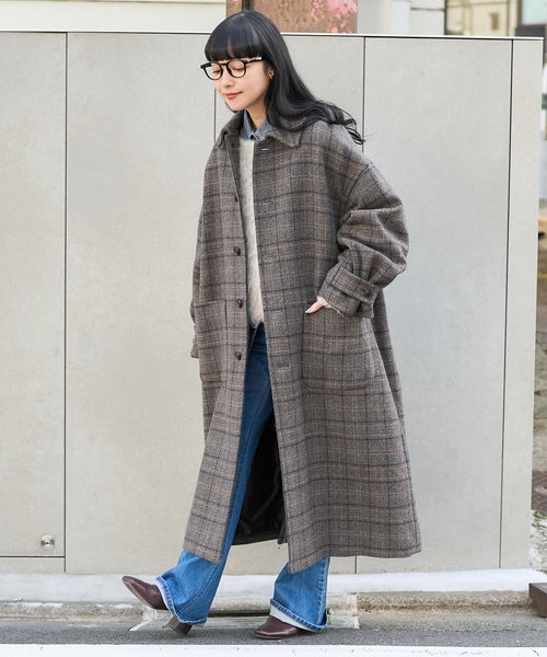 フリークスストア 尾州 ステンカラーコート 尾州 ステンカラーコート｜フリークスストアの通販｜&mall（アンド