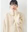 畦 ハーフジップニット