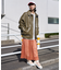 フェイクレザーブルゾン
