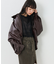 フェイクレザーブルゾン