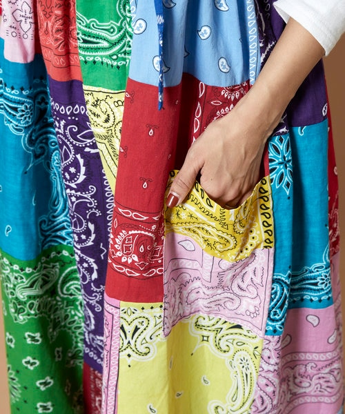 Vintageバンダナリメイクサロペット｜フリークスストアの通販｜&mall