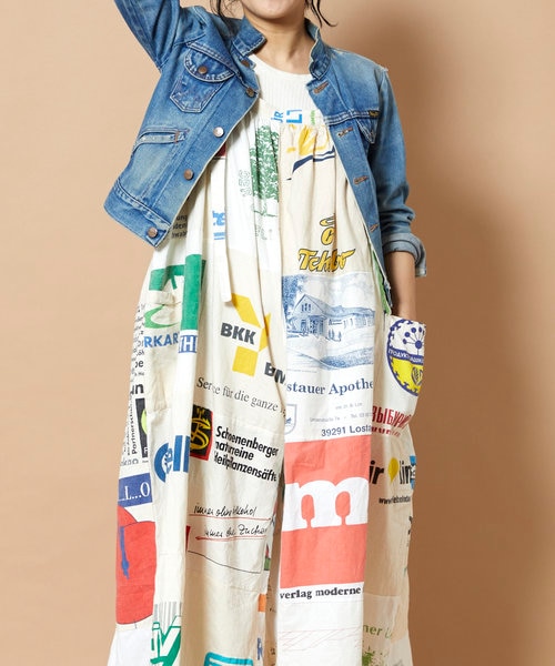 最終値下げ！ヨーロピアンエコバッグリメイクサロペット Vintageヨーロピアンエコバッグリメイクサロペット｜フリークスストア