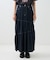 別注 Asymmetry Tiered Skirt/アシンメトリー ティアードスカート/ギャザースカート/デニムスカート