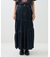 別注 Asymmetry Tiered Skirt/アシンメトリー ティアードスカート/ギャザースカート/デニムスカート