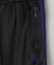 別注 H.D.TrackPant PolySmooth Black×Purple/ヒザデル トラックパンツ ポリエステルスムース ブラック パープル