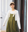 別注 Vintage Gather Overall Skirt/ヴィンテージ ギャザー オーバーオール スカート/ワンピース