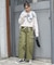 別注 TUCK CURVE WIDE CARGO PANTS