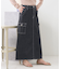 別注 CARGO CURVE SKIRT/カーゴカーブスカート/デニムスカート