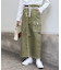 別注 CARGO CURVE SKIRT/カーゴカーブスカート/デニムスカート