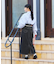 別注 CARGO CURVE SKIRT/カーゴカーブスカート/デニムスカート