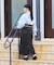 別注 CARGO CURVE SKIRT/カーゴカーブスカート/デニムスカート