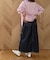 別注 CARGO CURVE SKIRT/カーゴカーブスカート/デニムスカート