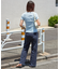 配色メロー スウェットパンツ
