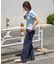 配色メロー スウェットパンツ