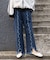配色メロー スウェットパンツ