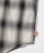 ハーフジップ オンブレチェック シャツ L/S