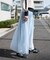シアー シャイニーラメプリーツ スカート